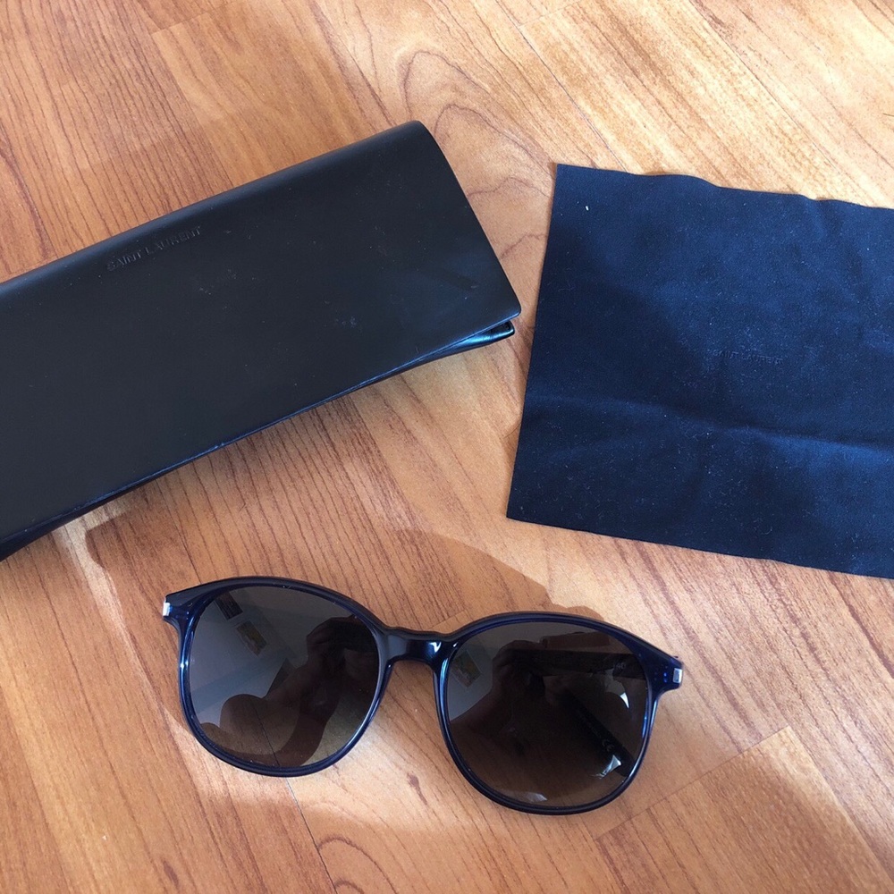 SAINT LAURENT Dark Blue SL95 Sunglasses